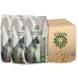 Doğal Çam Peleti Kedi Kumu 15 Kg (30L) Yavru/Yetişkin Kediler, Kemirgenler İçin%100 Biyobozunur - Astımlı Kediler İçin Uygun - Kimyasal İçermeyen - Yüksek Emiş Gücü - 5 Kg X 3 Adet