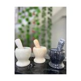 Doğal Cilalı Mermer Havan - Tek Ebat