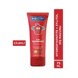 Doğal Çilekli Diş Macunu Hydroxyapatite+Xylitol Florürsüz 75 Ml