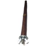 Doğal Dal Kuş Tüneği, Ahşap Kuş Dalı, Metal Bağlantı Aparatlı Tünek (26 cm.)