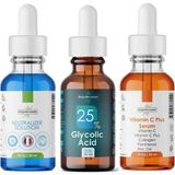 Doğal Eczane Gözenek Sıkılaştırıcı Gözenek Küçültme Glikolik Asit %25 Set Glikolik Asit Peelingi 30 ml