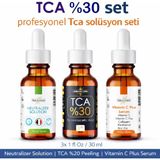 Doğal Eczane Tca Peeling%30 Serum Üçlü Set 90 ml