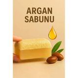 Doğal El Yapımı Kabak Lifli Argan Sabun