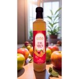 Doğal Fermente Elma Sirkesi - %100 Katkısız, Bağışıklık ve Sindirim Destekleyici, 500ML Cam Şişe - 500 ml