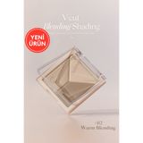 Doğal Gölgelendirme Sunan 3'lü Kontür Paleti Dasıque V Cut Blending Shading (#01 Warm Blending)