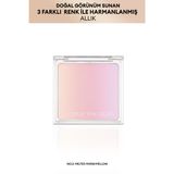 Doğal Görünümlü, 3 Farklı Renk Tonu İçeren, Uzun Süre Kalıcı Allık Cotton Mix Blush (No.2)