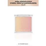 Doğal Görünümlü , 3 Farklı Tonlama Sağlayan, Uzun Süre Kalıcı Allık Cotton Mix Blush (No.1)