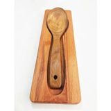 Doğal Gürgen Ağaç El Yapımı(Handmade) Kirli Kaşık Altlığı Stand Kaşıklık