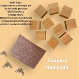 Doğal Güve Kovucu Sedir Ağacı 10 Adet Küp Doğal Naftalin Alternatifi Kahverengi