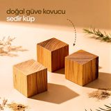 Doğal Güve Kovucu Sedir Ağacı Küpü 30'lu Paket Doğal Naftalin Alternatifi - Ahşap - Renk