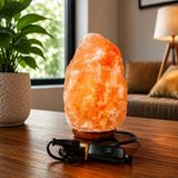 Doğal Himalaya Tuz Lambası 2-3Kg Anahtarlı Duy %100 Doğal Tuz Kristali Ev, Ofis Ve Dekoratif Gece Lambası