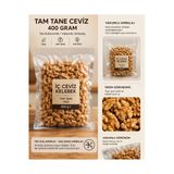 Doğal İç Ceviz Kelebek 400 Gr - Premium Taze Vakumlu Poşet