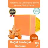 Doğal İçerik Onarıcı Ve Leke Karşıtı El Yüz Saç Vücut Canlandıran Besleyen Zerdeçal Özlü Sabun