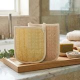 Doğal Kabak Lifi Eldiven Kesesi - Banyo Eldiveni 24X17 Cm