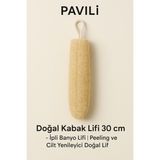 Doğal Kabak Lifi – Ipli Banyo Lifi | Peeling ve Cilt Yenileyici Doğal Lif - 30 cm