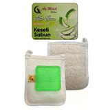 Doğal Kabak Lifli Aloe Vera Sabun Seti Doğal Kabak Lifi Banyo Kesesi - Kabak Lifli Yüz Kesesi
