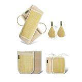 Doğal Kabak Loofa Kesesi Seti, Kabak Hamam Peeling Takımı.