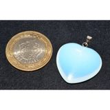 Doğal Kalp Opal 002 Kolye Ucu