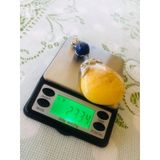 DOĞAL KAYA DAMLA KEHRİBAR LAPİS LAZULİ TAŞLI KOLYE UCU 23,34 Gram