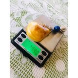 DOĞAL KAYA DAMLA KEHRİBAR LAPİS LAZULİ TAŞLI KOLYE UCU 28,8 Gram
