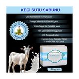 Doğal Keçi Sütü Sabunu 140 gr Tüm Cilt Tipleri Için Nemlendirici ve Yenileyici (1'li) - Option-1