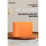Doğal Kojik Asit Sabun, Cilt Beyazlatıcı, Leke Giderme, Kararma, Akne, Güneş Lekeleri 110Gr