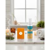 Doğal Kojik Asitli Cilt Sabunu 100GR + Arındırıcı Likit Yüz ve El Peeling Jel 100ML - 2 Adet