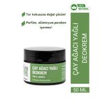 Doğal Koltuk Altı Kremi 50 ml (ÇAY AĞACI YAĞLI) Deokrem Ter Kokusuna Doğal Çözüm
