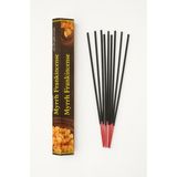 Doğal Mür Aromalı Çubuk Tütsü – Myrrh Incense Sticks - 20'li Paket - 1 Adet