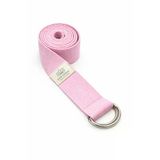 Doğal Organik Pamuk Yoga Pilates Kemeri Pembe Renk 200 Cm 5 Cm En Yoga Kemeri