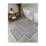 Doğal Pamuklu 2 Li Banyo Paspas Seti 60X100 + 50X80 Cm