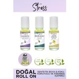 Doğal Roll on, Romantik Seti, Sardunya, Ylang ylang ve Portakal Uçucu Yağı, 10ml x 3