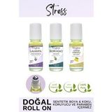 Doğal Roll on, Stres Seti, Lavanta, Sedir Ağacı, Limon Kabuğu Uçucu Yağı, 10ml x 3