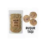 Doğal Ruşur Taşı (3 Adet) + 100 Gr Açlık Otu - Cilt Temizliği Ve Bitkisel Detoks Seti