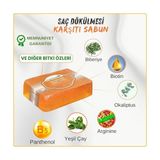 Doğal Saç Dökülmesi Karşıtı Sabun 140 gr x 3 Adet Tüm Saç Tipleri Için Kepek Karşıtı - Option-1