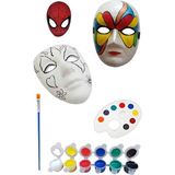 Doğal Seramik Hamuru 3 Adet Karton Maske Boyama Faaliyeti, Resim Başlangıç Seti, 3erli Set, Mask