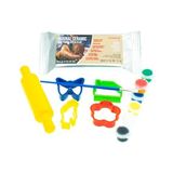 Doğal Seramik Kil Seti,kırmızı/terracotta 250 gr Fırınlama Gerektirmeyen Hamur,kalıplar,merdane,fırça,6 Renk Akrilik,şekillendir,kalıpla,kurut,. Montessori Sınıfları Için Ideal Toksik Değil - Standart