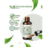 Doğal Şifa Market İyot Damlası %5'Lik 30 Ml Damlalıklı Şişe Lugol Çözeltisi %5 İyot Desteği