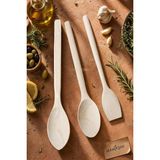 Doğal Şimşir Ağacı Ahşap Tahta Kaşık Spatula Seti Ağaç Kaşık (3lü Set) - Çok Renkli