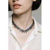 Doğal Siyah Barok İnci Kolye Bileklik Küpe Set