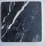 Doğal Taş Banyo Gider Kapağı, Dekoratif Figürlü, 10X10 Cm, Şık Tasarım - Bej - Seçenek 1