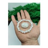 DOĞAL TAŞ CENNETİ NECEF TAŞI 8MM DOĞAL TAŞ BİLEKLİK NECEF (TUMBLE) TIMBIL TAŞI HEDİYE (SERTİFİKALI) DAĞ KRİSTALI