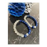 Dogal Tas Cift Bilekligi Necef Tasi Ve Lapis Lazuli Bileklik