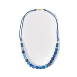 Doğal Taşlı Mavi Kolye 1912505-83077 Mavi-83077 One Size