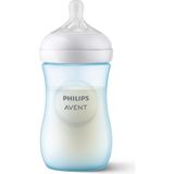 Doğal Tepkili Biberon, 260 Ml, 1 Ay+, Akıtmaz Emzik, Kolik ve Gaz Önleyici, Bpa Içermez, Mavi, - 2351-Damaklı Yavaş Akış - 0 - 3 Ay
