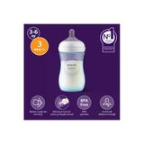 Doğal Tepkili Pp Mavi Biberon, 260Ml, 3-6 Ay, Scy903/21