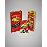 Doğal Toys Jenga-Uno-Mangala 3'ü Bir Arada Akıl Kutu Oyunları
