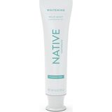 Doğal Türevli Temizleyicilerden ve Dişleri Güvenle Beyazlatan Basit Malzemelerden Yapılan Doğal Diş Macunu, 4,1 oz, Yabani Nane Yeşili Florürsüz - 1 Sayısı