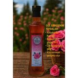 doğal ürünler doğal fermente gül sirkesi 500 ml