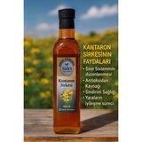 doğal ürünler doğal fermente kantaron sirkesi 500 ml